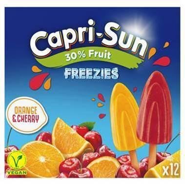 Times Series: Capri Sun Ice Lollies.  Credit: Iceland