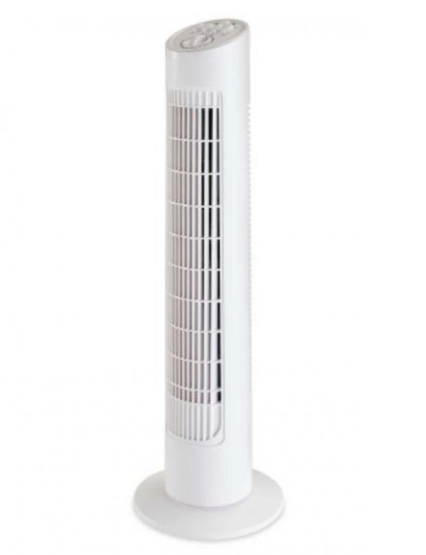 Times Series: Easy Home White Tower Fan (Aldi)