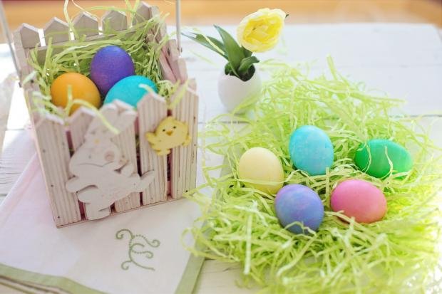 Times Series: Colorful Easter Eggs in the Easter Craft Set.  1 credit