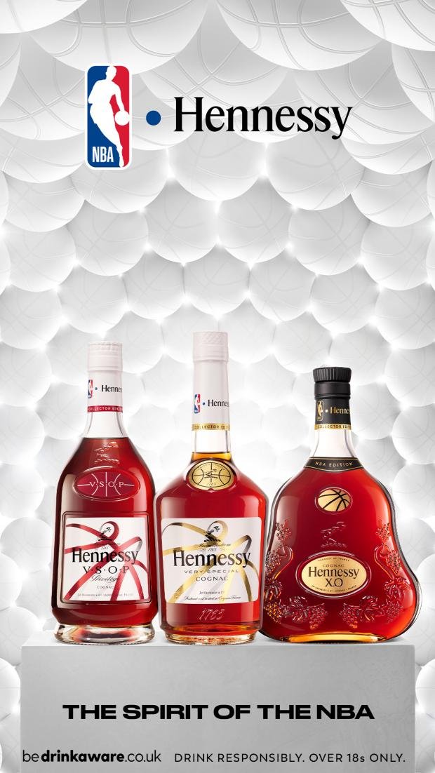 Times Series: Hennessy vs. NBA Limited Collector's Edition.  Credit: The Bottle Club