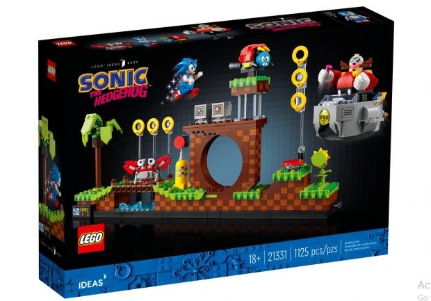 Times Series: LEGO Sonic the Hedgehog Green Hill Zone set.  Credit: LEGO