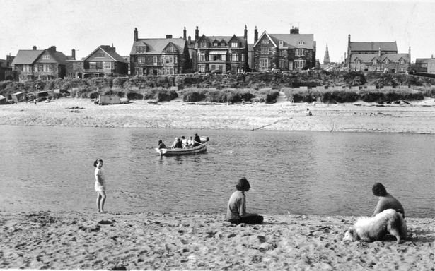 Photo of Alnmouth from the Beside The Seaside exhibition at the Bailiffgate Museum & Gallery in Alnwick