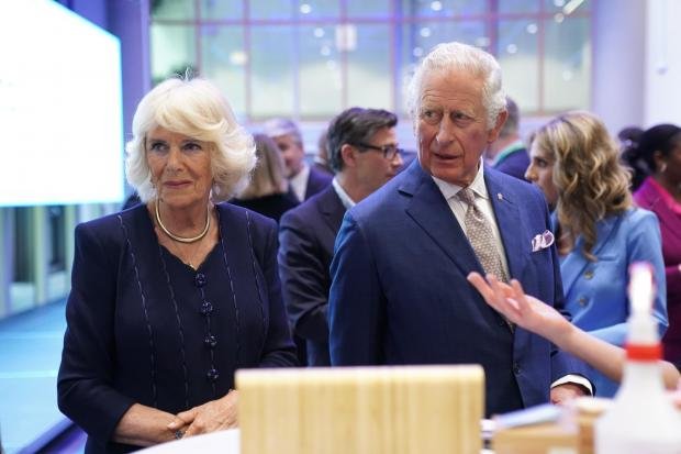 Times Series: Prince of Wales and Duchess of Cornwall.  Credit: PA