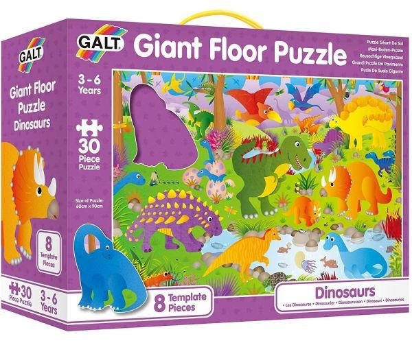 Times Series: Galt Dinosaurs Giant Floor Puzzles.  1 credit