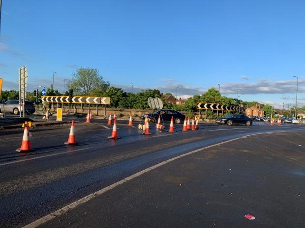 Times Series: Roadworks at Apex Corner 