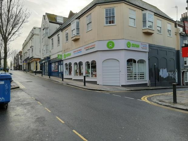 The Argus: The Cowley Club wants shutters similar to Oxfam in St James's Street