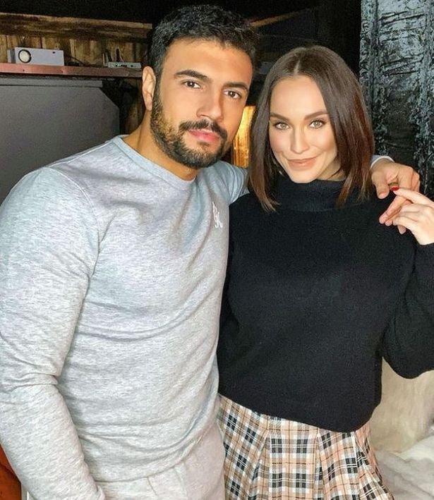 Vicky Pattison with her partner, Ercan Ramadan