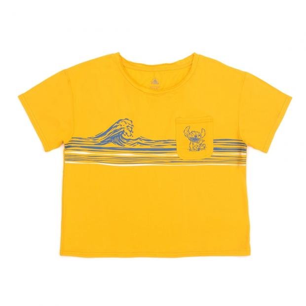 Times Series: Disney Store Stitch Women's Yellow T-Shirt (ShopDisney)