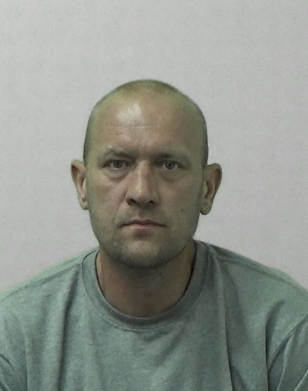 An image in police custody of Roland Dickinson who was jailed for arson