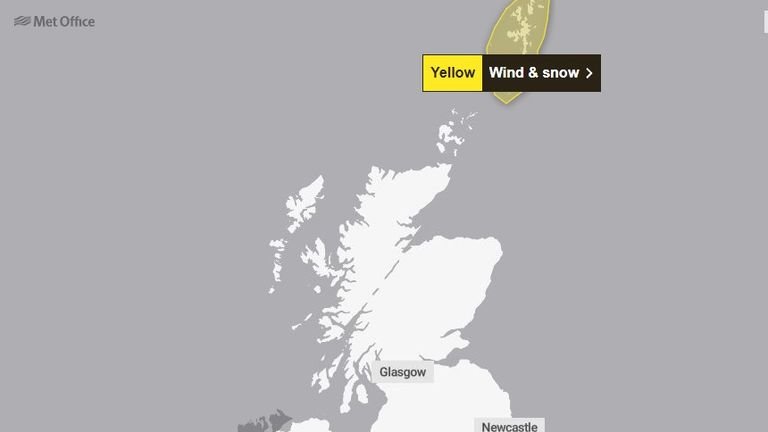 Strong winds and a period of sleet and snow could bring disruption to Shetland on Wednesday night into Thursday morning